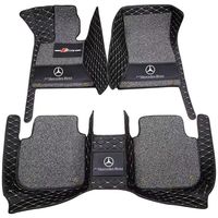 Alfombrillas de coche de cuero con ajuste personalizado para Toyota,Honda,Bmw,Ford,Tesla,Volkswagen Range Rover
