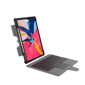 Prix de gros Clavier magique pour 12.9 iPad Attaché magnétique Soft <span class=keywords><strong>Touch</strong></span> PU Cover Auto-connect 7-RGB Clavier rétro-éclairé - Product Image 1