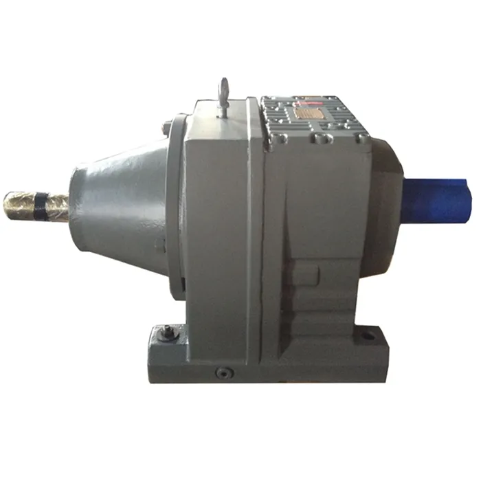 R series agricultural HELICAL gearbox ratio reduction gearbox drive r series gearbox with brushless 220 v 0.50 kw gear motor