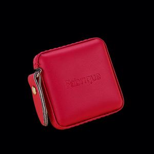 PU Leather Custom Round Soft Tape Measure 1.5M 60Inches Double <b>Scale</b> Body Sewing Flexible Retractable with Push Button Keychain - Product Image 4