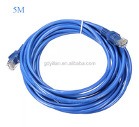 Kabel Patch Ethernet LAN Jaringan Internet Komputer OEM 1M 2M 3M 5M 10M Warna Sesuai Pesanan Rj45 CAT6 23AWG Bersertifikasi ROHS.CE.FC PVC