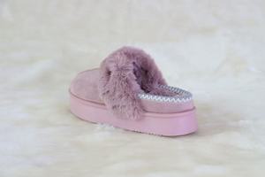 <span class=keywords><strong>Bottes</strong></span> <span class=keywords><strong>de</strong></span> neige en daim rose à plateforme, confortables et tendance, pour un usage quotidien, avec doublure en fourrure - Product Image 3