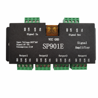 Amplificateur de signal coloré SP901E DC5-24V, 8 canaux de sortie en cascade parallèle pour tous les contrôleurs LED RGB adressables