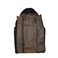 Veste en duvet de canard réversible italienne épaisse hiver hommes manteau en duvet de plumes veste