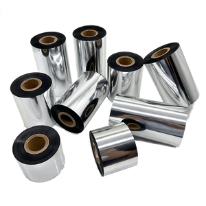 Ruban de transfert thermique en résine de lavage noir Smartprinting (INK TTR) 110mm * 300m pour l'impression d'étiquettes de vêtement Imprimantes d'étiquettes compatibles - Product Image 5