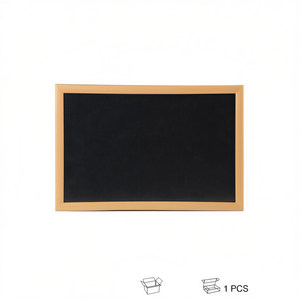 <span class=keywords><strong>Tableau</strong></span> <span class=keywords><strong>noir</strong></span> avec cadre en bois 30x40, <span class=keywords><strong>fond</strong></span> <span class=keywords><strong>noir</strong></span>, pour la maison, l'école ou le bureau - Product Image 2