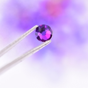 Strass en verre à dos plat, cristal SS20, velours violet, 16 facettes, haute qualité, nouvelle collection, pour nail art et bijoux, de l'usine Oleeya - Product Image 5