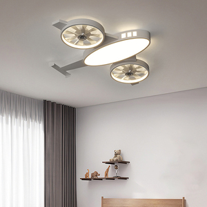 80cm 42W protection des yeux ventilateur d'<span class=keywords><strong>avion</strong></span> <span class=keywords><strong>plafonnier</strong></span> 3 couleurs télécommande <span class=keywords><strong>avion</strong></span> <span class=keywords><strong>plafonnier</strong></span> chambre d'enfants éclairage <span class=keywords><strong>lampe</strong></span> - Product Image 4