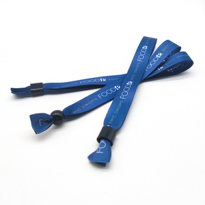 Promotiegeschenken met aangepast logo, groothandel, evenementen, festivals, geweven polyester polsbandjes, stoffen polsbanden - Product Image 6