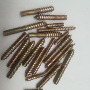 Support en <span class=keywords><strong>bois</strong></span> galvanisé à double extrémité avec <span class=keywords><strong>goujon</strong></span> en métal Boulon de fixation de meubles Produit <span class=keywords><strong>d</strong></span>'<span class=keywords><strong>ancrage</strong></span> autotaraudeur pour vis à <span class=keywords><strong>goujon</strong></span> en <span class=keywords><strong>bois</strong></span> - Product Image 5