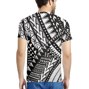 Tribal Tattoo Designs Camiseta de <span class=keywords><strong>hombre</strong></span> Camisetas deportivas Verano de gran tamaño Casual Camisetas de <span class=keywords><strong>manga</strong></span> corta Polinesia Imprimir Moda O-cuello Top - Product Image 4