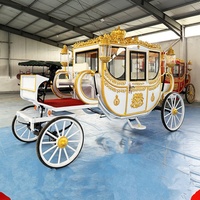 Voiture électrique royale, calèche de mariage populaire, luxe mobile, calèche électrique de tourisme