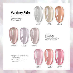 Chaory individuelles Logo Nagelsalon UV-Gel-Polier 5D rotes Katzenauge 9 Farben 15 ml Glasperlen Katzenauge-Gel - Product Image 2