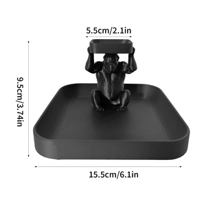 Nuevo Adorno de Bandeja con Diseño de Animales Congelados, Material Plástico, Estilo Ins, para Escritorio, Oficina, Almacenamiento, Sala de Estar, Hogar, Adornos para Llaves - Product Image 6