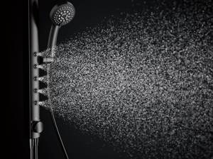 Blackened Thermostatic <b>Shower</b> Set Wall Mounted In Wall <b>Shower</b> Mixer Faucet <b>System</b> for Hotel Bathroom - Product Image 3