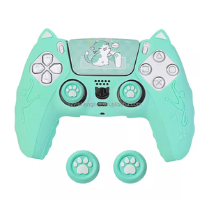 Funda Protectora de Silicona con Orejas de Gatito para Control de PS5, Resistente al Sudor, Accesorios de Juego - Product Image 4