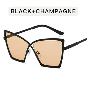 2025 Vintage Oversized Vlinderzonnebrillen Dames Luxe Zonnebescherming Nieuwe Aanwinst Mode Cat Eye Zonnebrillen Groothandel - Product Image 3