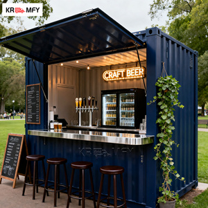 Contenedor Prefabricado de 20 Pies de Altura, Estilo Bar de Playa, Restaurante, Quiosco de Café, Tienda Móvil, Cafetería con Mesas - Product Image 6