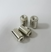 Entretoise métallique SMTSO-M2.5 en laiton, cuivre, acier, étamé, pour montage en surface sur PCB, écrou d'entretoise SMT