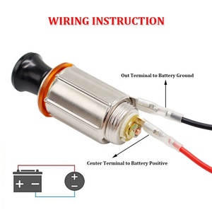 12V <span class=keywords><strong>prise</strong></span> allume-cigare LED anneau <span class=keywords><strong>voiture</strong></span> allume-cigare remplacement <span class=keywords><strong>prise</strong></span> de courant <span class=keywords><strong>auxiliaire</strong></span> <span class=keywords><strong>pour</strong></span> <span class=keywords><strong>voiture</strong></span> - Product Image 3