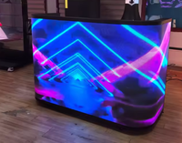 Écran d'affichage LED pour DJ en couleur pleine P2.6/P1.875, forme personnalisable, résolution 4K/8K, étanche IP65, luminosité 5000cd, 360