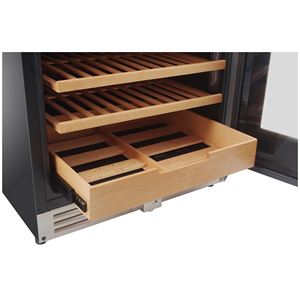 Enfriador de vino de puerta de cristal respetuoso con el medio ambiente compresor de 15 botellas personalizado enfriador de bodega tipo 'construido' - Product Image 6