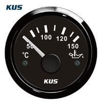 Nuevo Medidor de Temperatura de Aceite KUS CPYR IP67 a Prueba de Agua, 52 mm, 12/24 V, 316SS, 50~150 °C, para Embarcaciones Marinas y Grupos Electrógenos