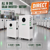 Système de stockage d'énergie commercial tout-en-un avec onduleur solaire 6,5 kW 10 kWh 48 V 51,2 V et batterie LiFePO4 avec BMS pour revendeurs - Fabrication OEM
