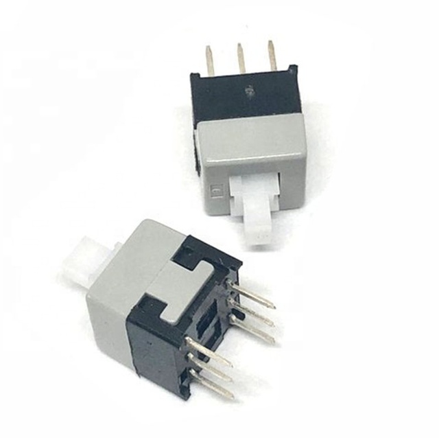 Auto-Lock Push Switch 8.5*8.5 button switch 6pin double dip