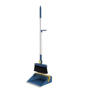 Juego de escoba y recogedor plegable extra grande y grueso con cabezal giratorio para uso doméstico - Product Image 5
