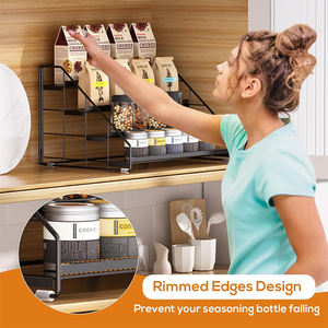 <span class=keywords><strong>Portaspezie</strong></span> Salvaspazio in Acciaio Inox per Cucina, Organizzatore per Utensili e Spezie a Prezzo all'Ingrosso - Product Image 5