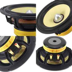 Car Door Speaker Sound 6.5 Inches 4 Ohms Component Speakers Neodymium Car 3 Way Speakers