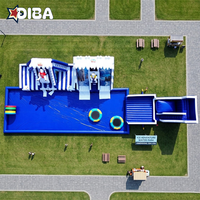 Parc aquatique gonflable personnalisable, respectueux de l'environnement, en PVC, pour la plage et les activités aquatiques