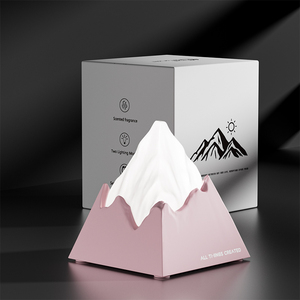 सुगंध डिफ्यूज़र रचनात्मक पिरामिड आकार वाटरलेस आवश्यक तेलों का नेतृत्व नाइट लाइट डेस्कटॉप टेबल लैंप यूएसबी रिचार्जेबल सेंसर - Product Image 6