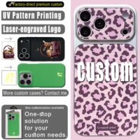 Coque de téléphone personnalisée avec logo pour iPhone, PC de luxe antichoc