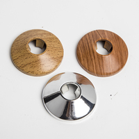 Anneau décoratif en plastique de 15mm personnalisable en usine pour accessoire de meubles de manchon de tuyau circulaire de radiateur