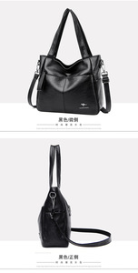 Wholesale Simple Shopping <b>Bag</b> Texture Handbag Women's Large Capacity Single Shoulder Diagonal Tote <b>Bag</b> New Women <b>Bags</b> - Product Image 4