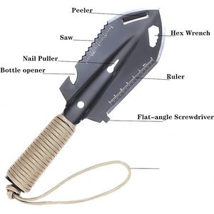 Échantillon Gratuit : Pelle Multifonctionnelle de Survie en Acier Inoxydable Spécial Camping pour Extérieur - Product Image 4