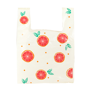 Venta al por mayor de bolsas de plástico para camisetas ecológicas personalizadas para uso en supermercados y comestibles suministro a granel disponible reciclable biodegradable - Product Image 4