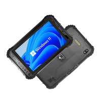 OEM Tablet industri kasar, Tablet Windows 10 inti ganda 8 inci 8GB + 16GB memori besar