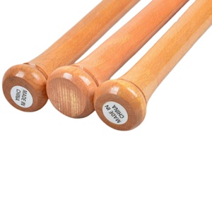 Bate de Béisbol de Madera Sólida, Profesional, para Exteriores, con Logotipo Personalizable, Madera Original Altamente Pulida, con Pelota de Béisbol - Product Image 5