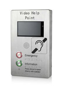 Interphone vidéo à double bouton KNTECH, téléphone d'urgence, interphone <span class=keywords><strong>IP</strong></span> avec caméra vidéo HD et écran TFT KNZD-60-2IPIL - Product Image 5