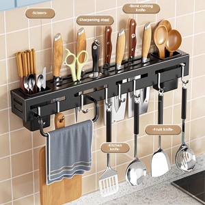 Gancho de Almacenamiento Multifuncional Mejorado para Cocina, Soporte de Pared para Cuchillos, Tapas de Ollas, Organizador de Esquina Móvil para Utensilios de Cocina - Product Image 4
