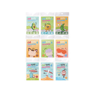 LMLTOP - Toallitas Absorbentes de Grasa Facial, 50 Unidades, Papel de Cáñamo Azul para la Zona T, Nariz, Control de Grasa Refrescante - Product Image 4