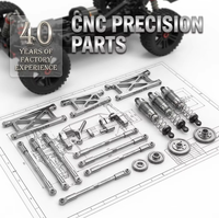 Accesorios para coches RC, piezas RC a escala 1/10, piezas verdes para coches RC 1/10, piezas axiales para coches RC 1/10, piezas de mejora de metal para coches RC de hobby 1/10 y camiones 1/10