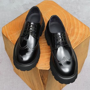Nouvelles chaussures de ville décontractées de luxe pour hommes, en cuir de vachette, pointures 37-46, chaussures habillées formelles - Product Image 1