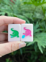 Mahjong américain personnalisé, 160 jetons en acrylique vert, luxueux, élégant, portable, résistant à l'eau, table de mahjong pour adultes