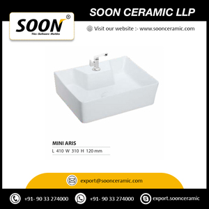 Fregadero de Cocina de Cerámica de Estilo Lujoso y Popular, con Acabado Pulido, Capacidad de 9L, Lavabo de Encimera para Lavarse las Manos - Product Image 4