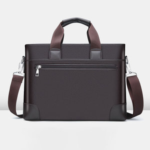 Fuliya - Maletín de Piel Sintética para Computadora Portátil, Personalizado, Elegante, Impermeable, Ligero, de Gran Capacidad, para Oficina y Negocios - Product Image 3