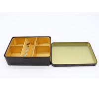 Boîte en métal rectangulaire personnalisée imprimée en usine, sécurisée pour les enfants, pour biscuits, chocolats, gâteaux de lune, emballage cadeau, étui en fer blanc